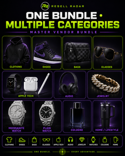 Resell Radar Master Vendor Bundle