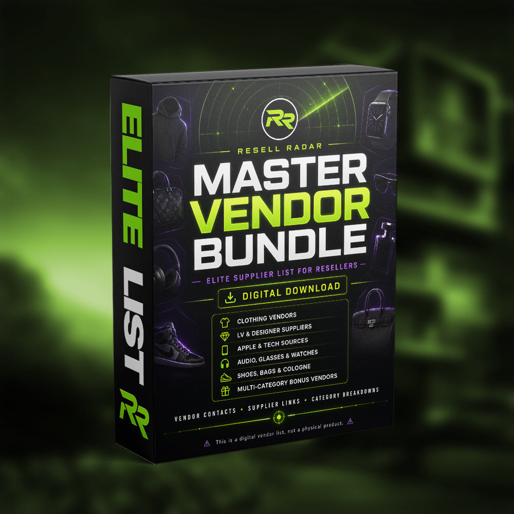 Resell Radar Master Vendor Bundle