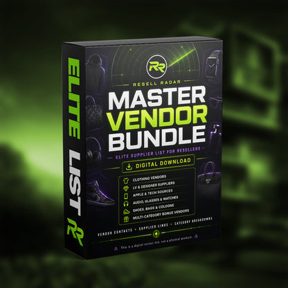 Resell Radar Master Vendor Bundle