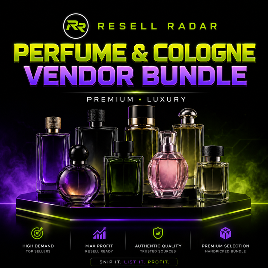 Perfume & Cologne Vendor Bundle
